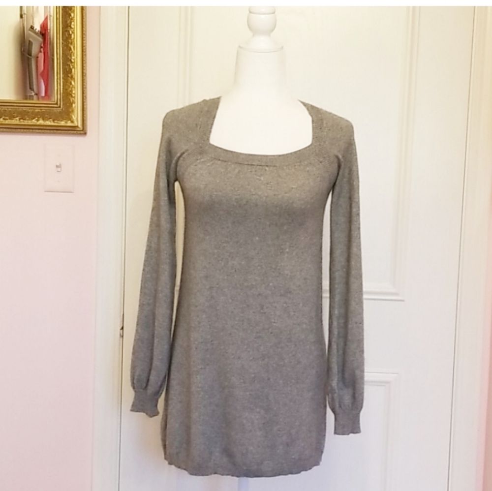 ELLA MOSS silk & cashmere grey tunic